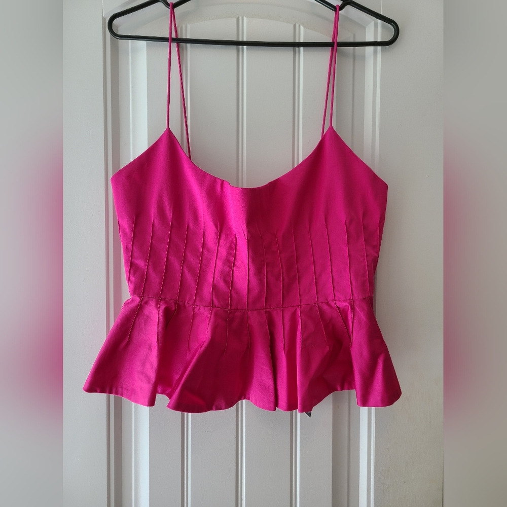 HUNTER BELL Celia Top in Fuchsia